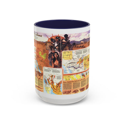 USA - Southwest 2 (1982) (Map) Accent Coffee Mug