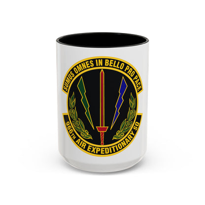 966th Air Expeditionary Squadron (U.S. Air Force) Accent Coffee Mug