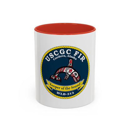 USCG FIR WLB 213 (U.S. Coast Guard) Accent Coffee Mug