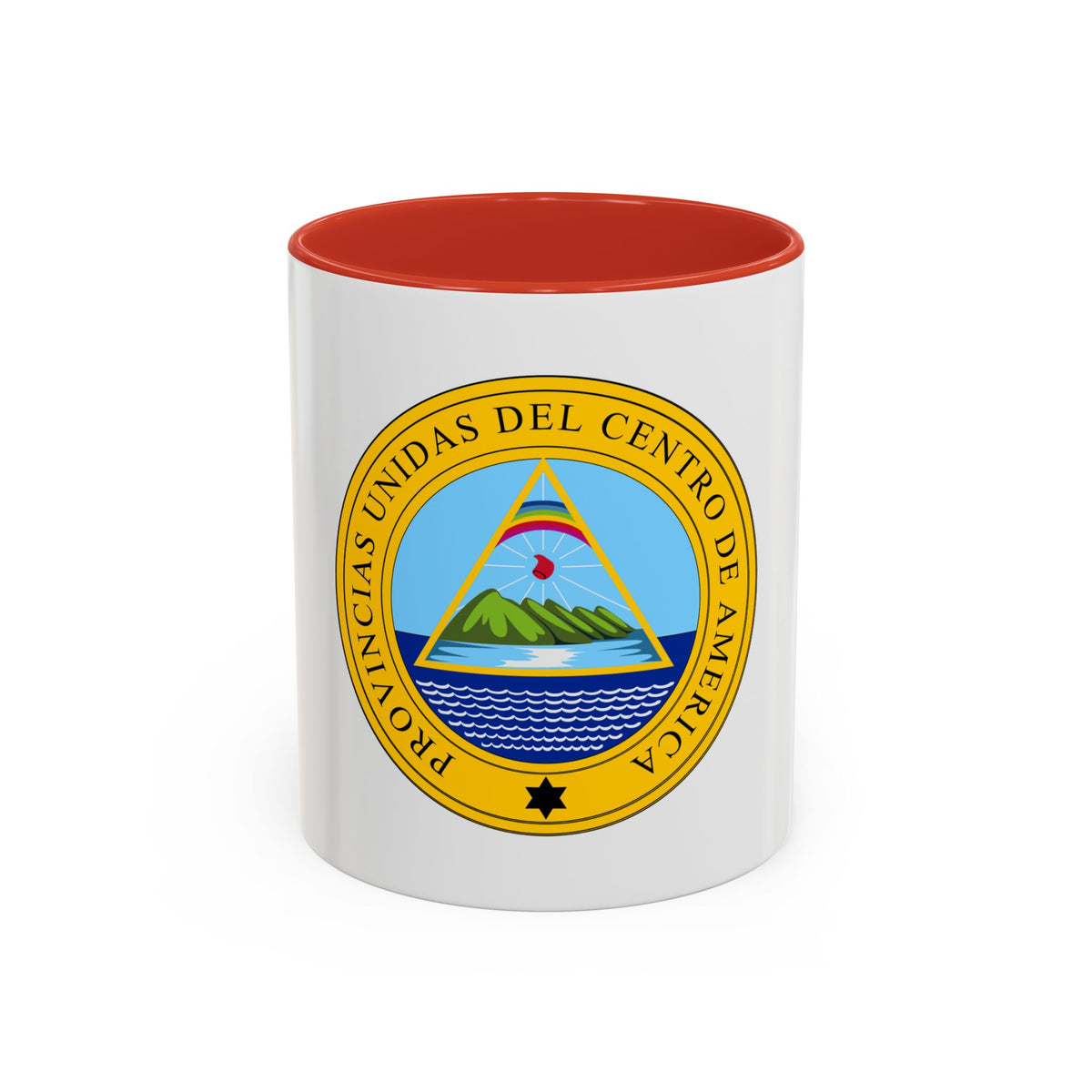 Coat of arms of the United Provinces of Central America - Accent Coffee Mug