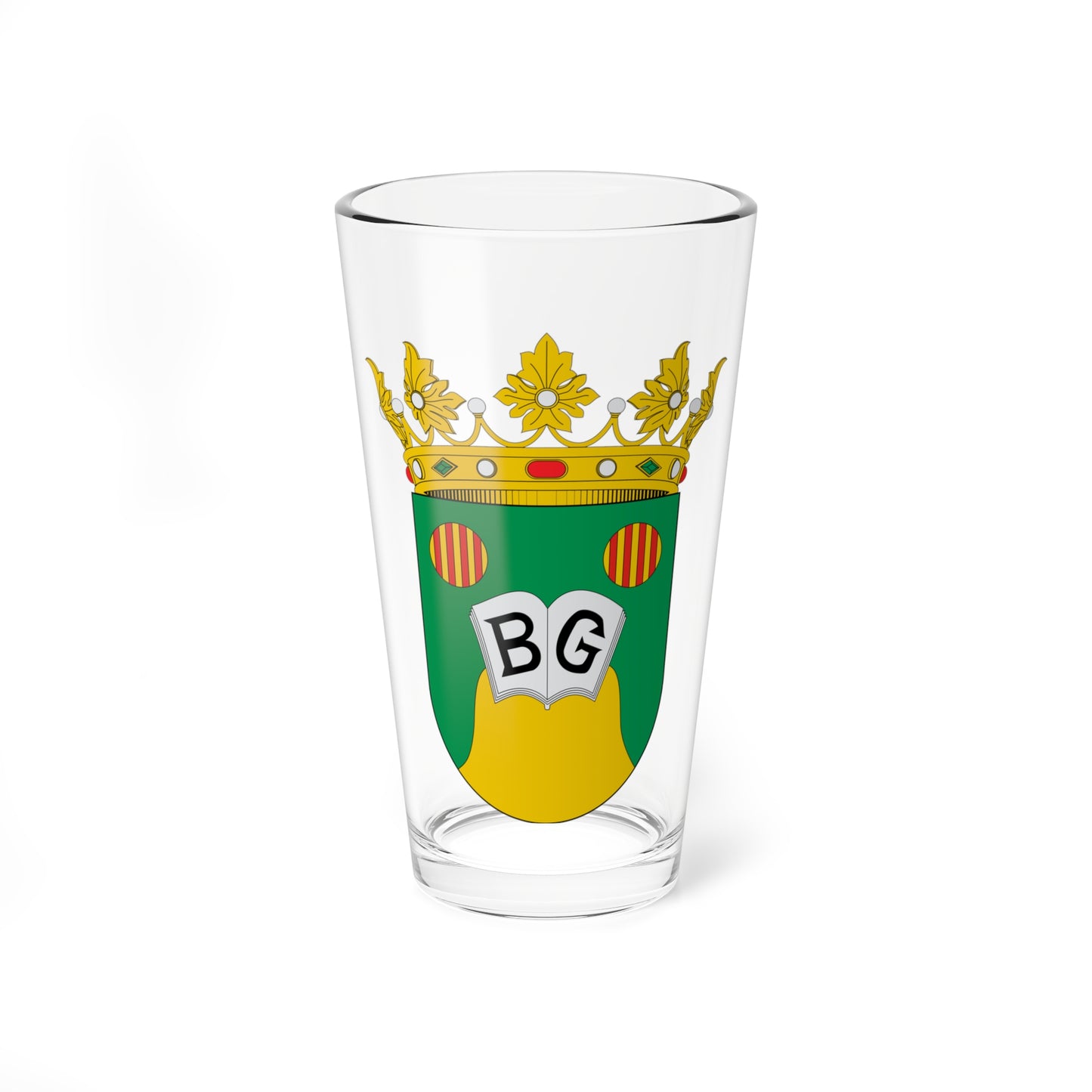 Escudo de Belmonte de Gracián (Spain) (Coat of Arms) Pint Glass 16oz
