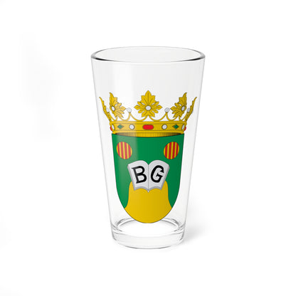 Escudo de Belmonte de Gracián (Spain) (Coat of Arms) Pint Glass 16oz