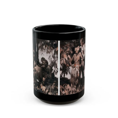 Dark Forests (2), McCall's, February 1930 - Black Coffee Mug-15oz-Go Mug Yourself