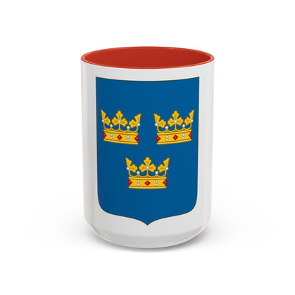 Shield of arms of Sweden - Accent Coffee Mug