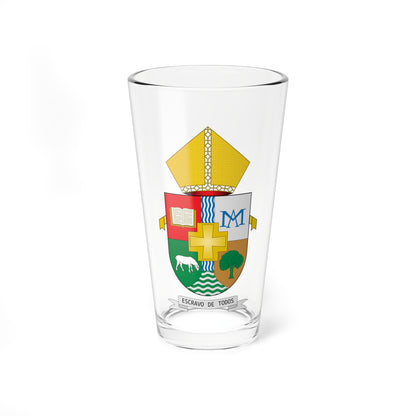 Escudo de Anacleto Cordeiro (Spain) (Coat of Arms) Pint Glass 16oz