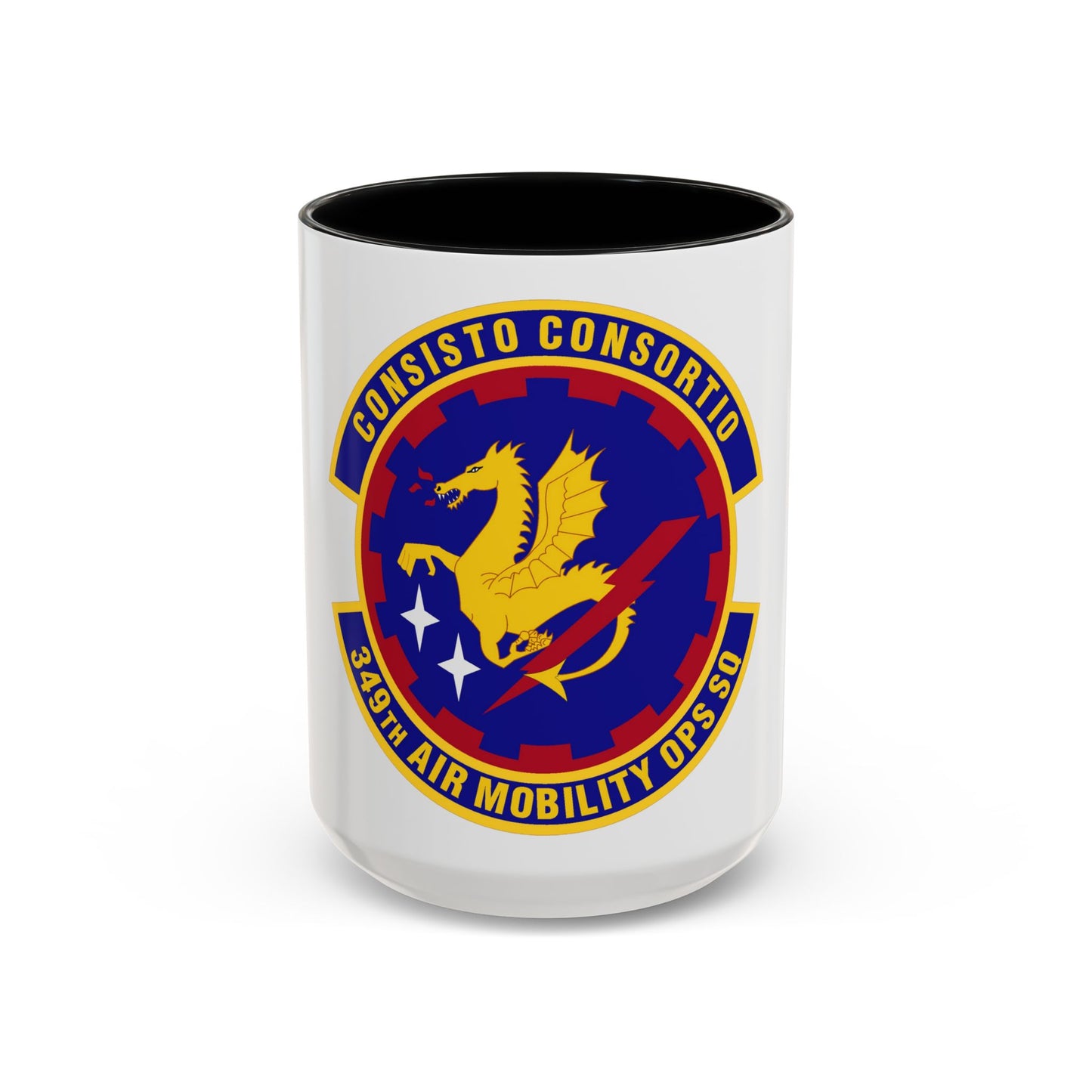 349th Air Mobility Operations Squadron (U.S. Air Force) Accent Coffee Mug