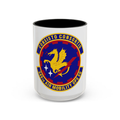 349th Air Mobility Operations Squadron (U.S. Air Force) Accent Coffee Mug