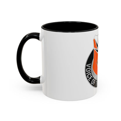 136 Signal Battalion (U.S. Army) Accent Coffee Mug