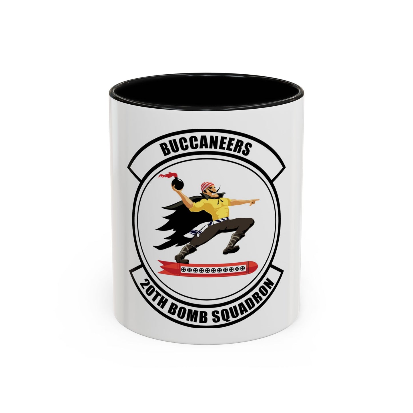 20th Bomb Squadron Emblem (U.S. Air Force) Accent Coffee Mug