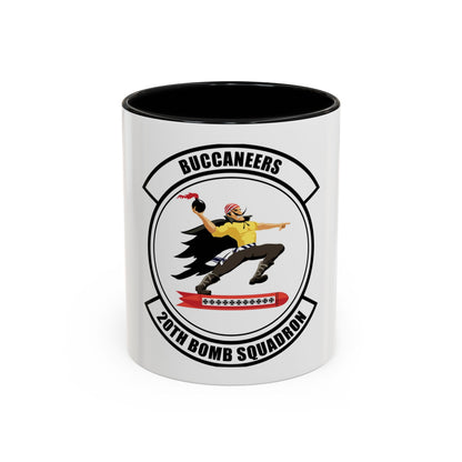 20th Bomb Squadron Emblem (U.S. Air Force) Accent Coffee Mug