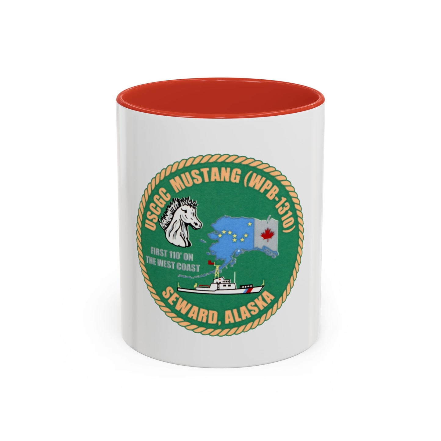 USCGC Mustang WPB 1310 v2 (U.S. Coast Guard) Accent Coffee Mug