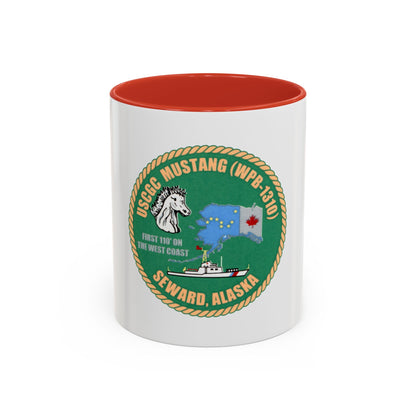 USCGC Mustang WPB 1310 v2 (U.S. Coast Guard) Accent Coffee Mug