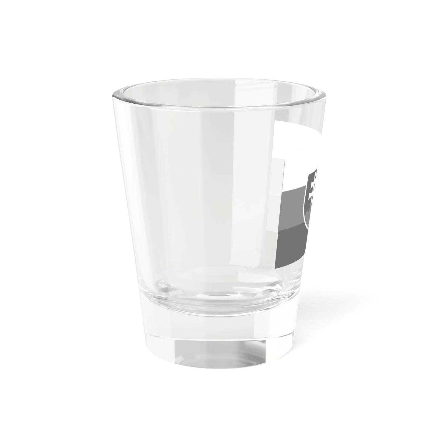 Flag Of Slovakia Black And White Variant 1 (Slovakia) Shot Glass 1.5oz