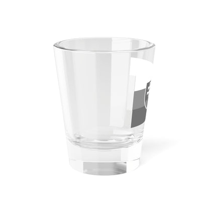 Flag Of Slovakia Black And White Variant 1 (Slovakia) Shot Glass 1.5oz