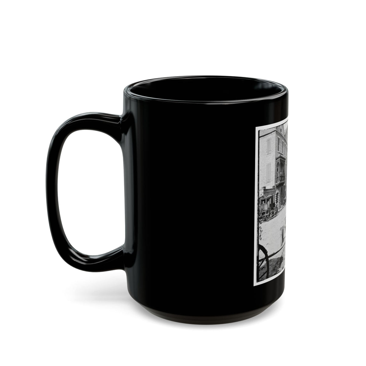 Charleston, S.C. Archibald Mcleish's Vulcan Iron Works And Other Houses On Cumberland Street (U.S. Civil War) Black Coffee Mug