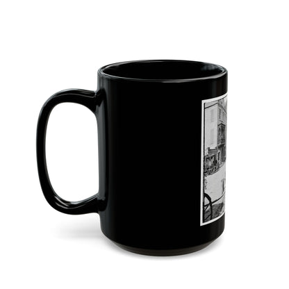 Charleston, S.C. Archibald Mcleish's Vulcan Iron Works And Other Houses On Cumberland Street (U.S. Civil War) Black Coffee Mug