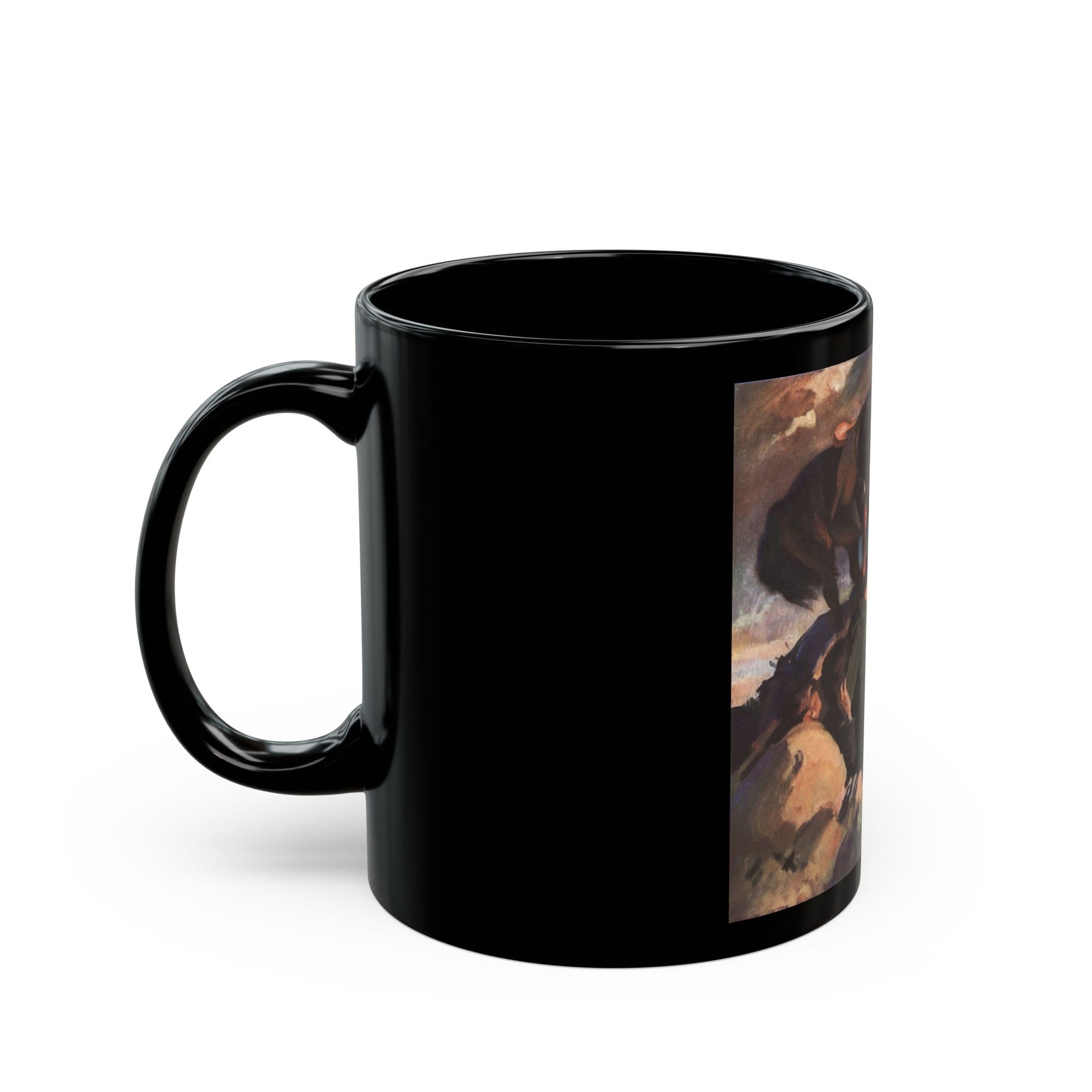 Devil Fly Away (1), The American Magazine, June 1937 - Black Coffee Mug-Go Mug Yourself