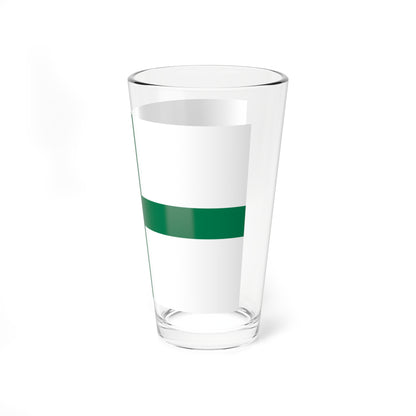 Rank flag of the South African Navy - Admiral (South Africa) Pint Glass 16oz