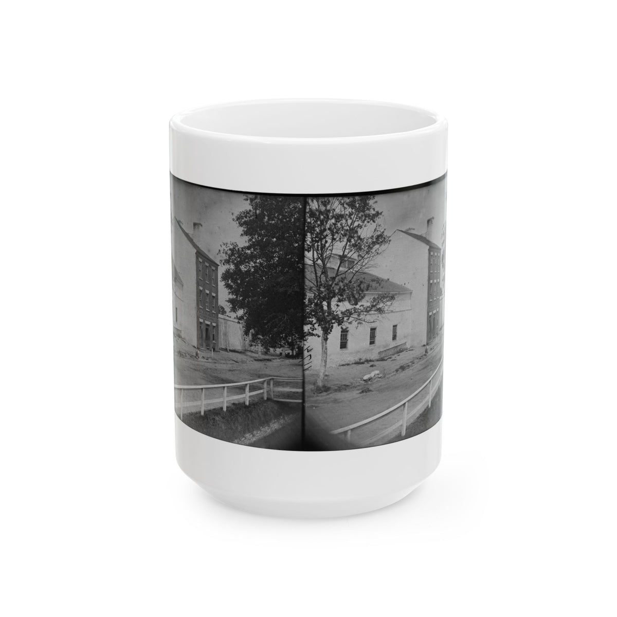 Alexandria, Virginia. Slave Pen. (Price, Birch & Company Dealers In Slaves) (U.S. Civil War) White Coffee Mug