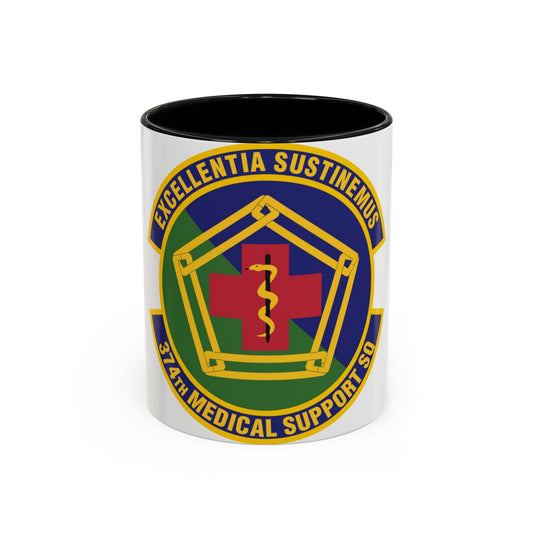 374th Medical Support Squadron (U.S. Air Force) Accent Coffee Mug