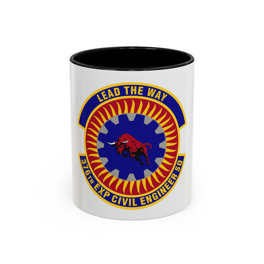 376th Expeditionary Civil Engineer Squadron (U.S. Air Force) Accent Coffee Mug