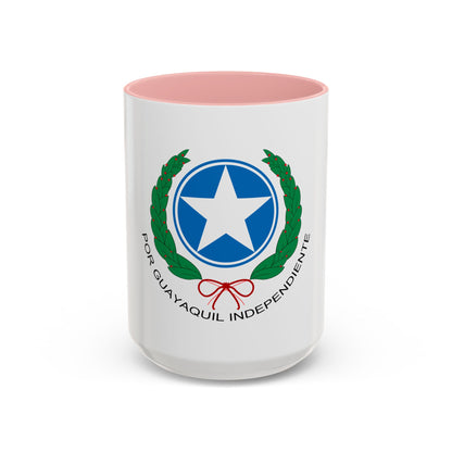 Coat of Arms of Guayaquil - Accent Coffee Mug