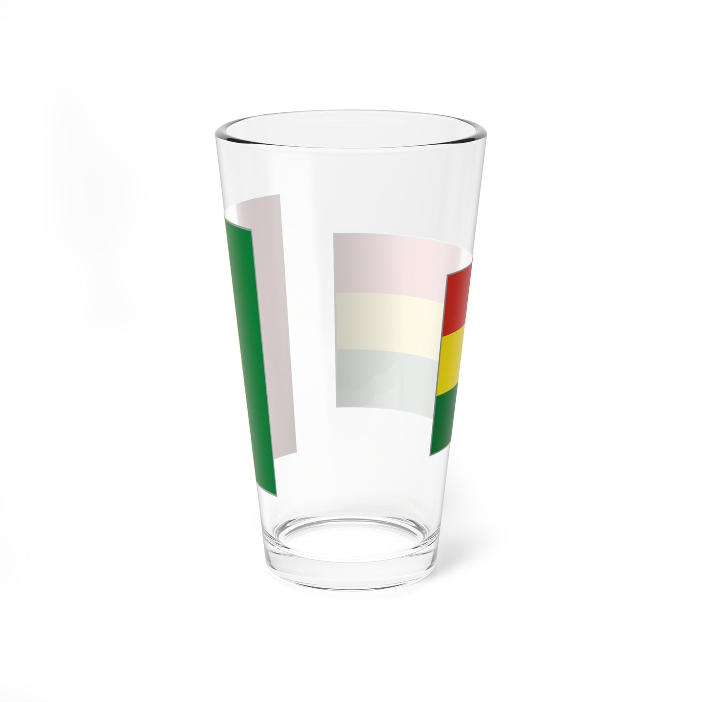 Flag of Bolivia presentation (Bolivia) Pint Glass 16oz