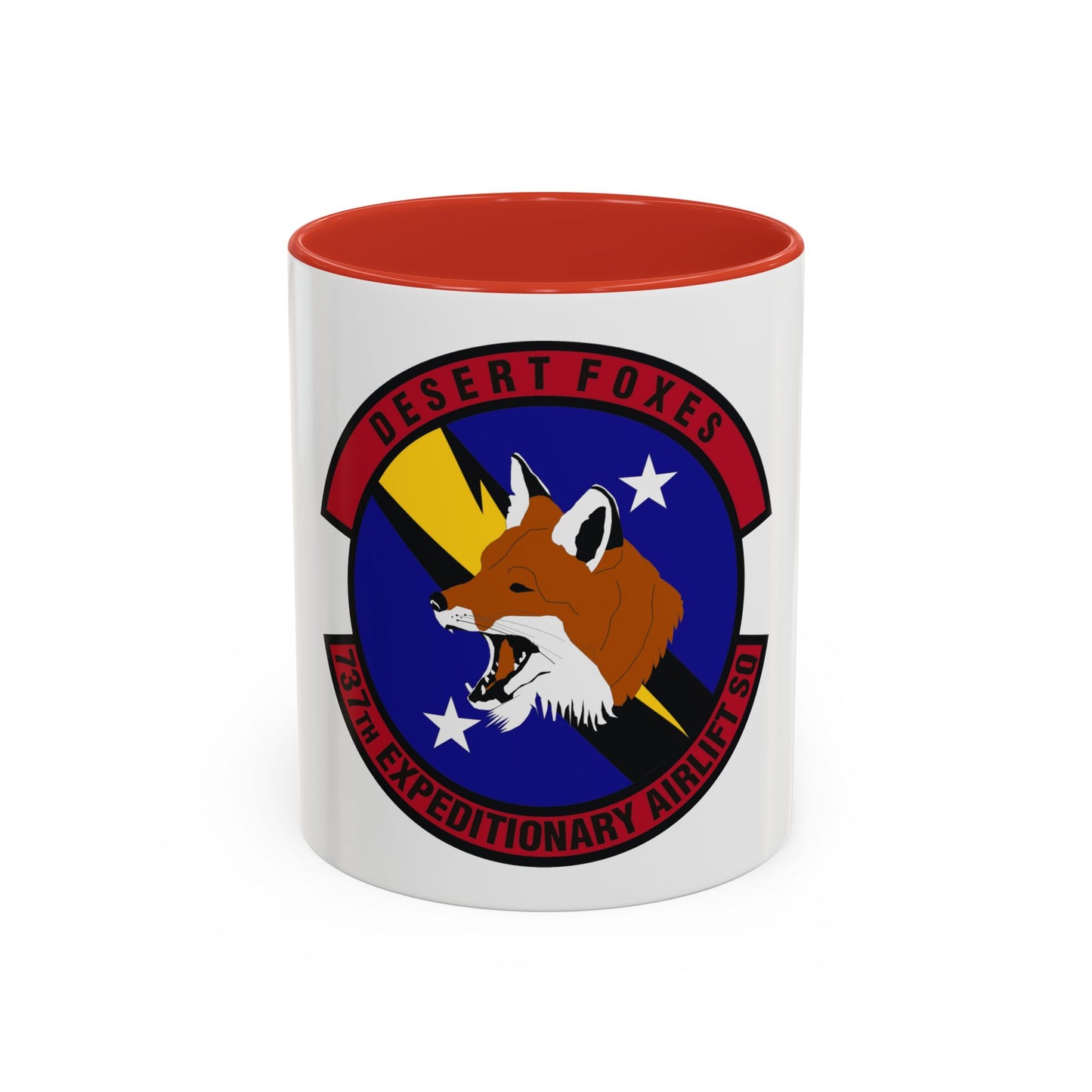 737th Expeditionary Airlift Squadron (U.S. Air Force) Accent Coffee Mug