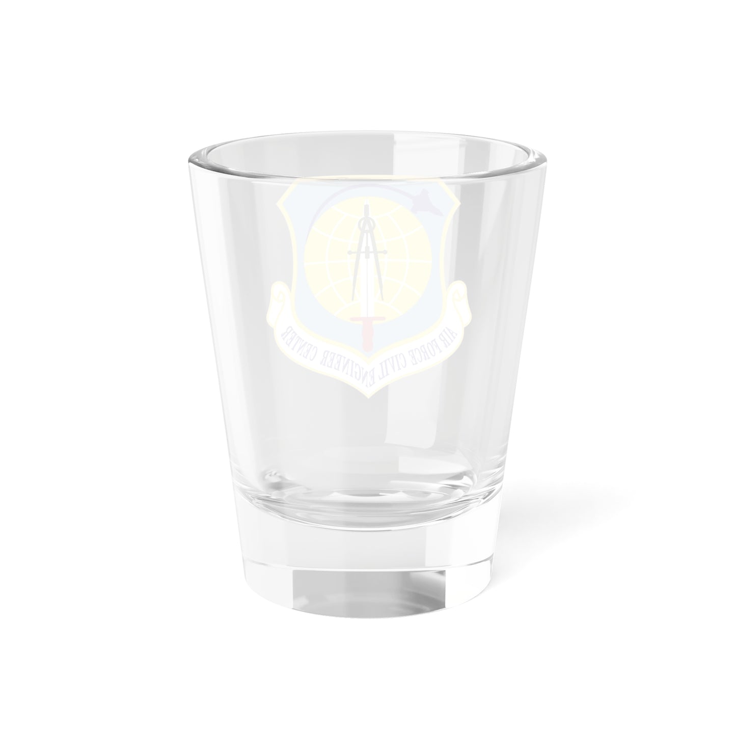 Verre à liqueur du Centre des ingénieurs civils de l'armée de l'air (US Air Force) 1,5 oz