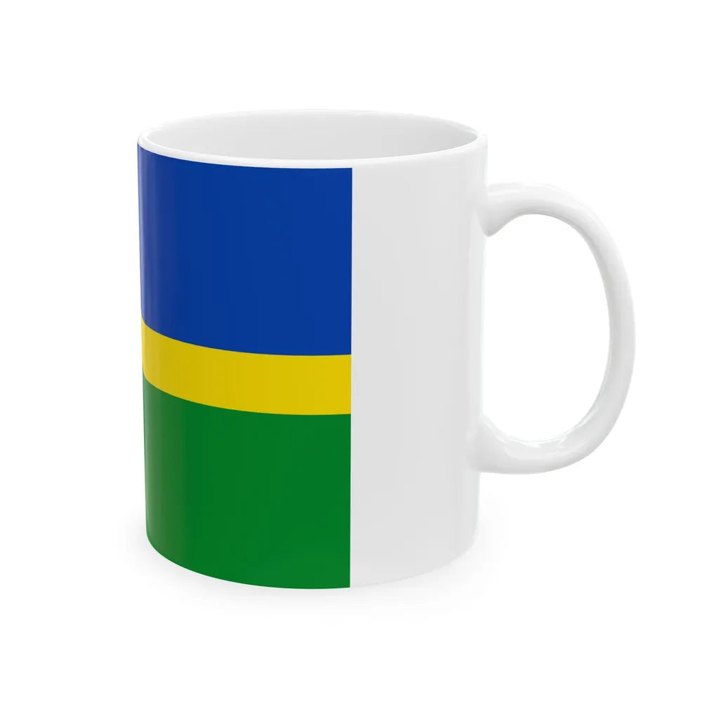 Flag of Flevoland Netherlands - White Coffee Mug-Go Mug Yourself