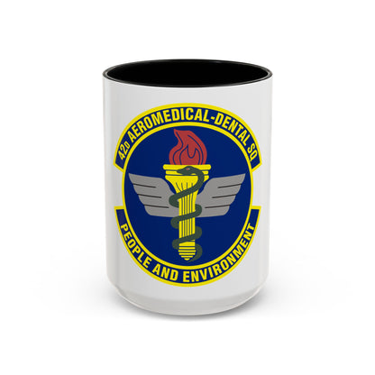42d Aeromedical Dental Squadron (U.S. Air Force) Accent Coffee Mug