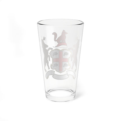 HudsonsBayCoatOfArms (Canada) (Coat of Arms) Pint Glass 16oz
