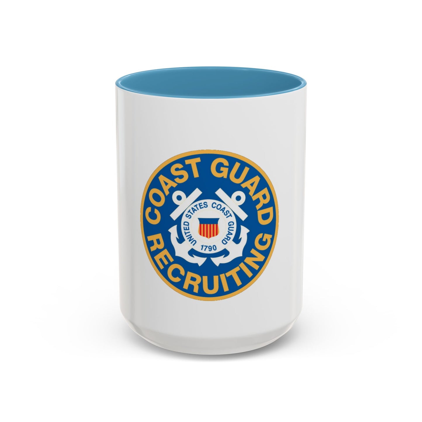 Coast Guard Recruiting (U.S. Coast Guard) Accent Coffee Mug