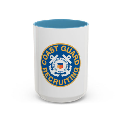 Coast Guard Recruiting (U.S. Coast Guard) Accent Coffee Mug
