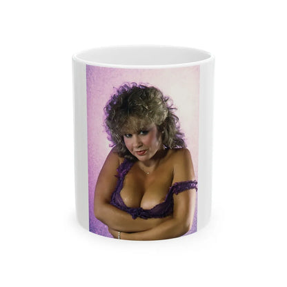 Linda Blair #118 (Vintage Female Icon) White Coffee Mug-11oz-Go Mug Yourself