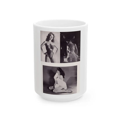 Julie Newmar #346 (Vintage Female Icon) White Coffee Mug-15oz-Go Mug Yourself