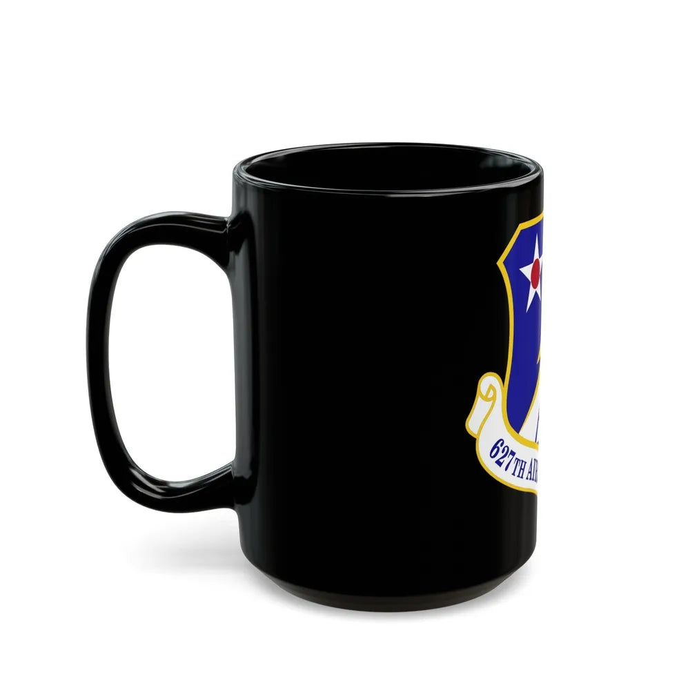 627 Air Base Group AMC (U.S. Air Force) Black Coffee Mug-Go Mug Yourself