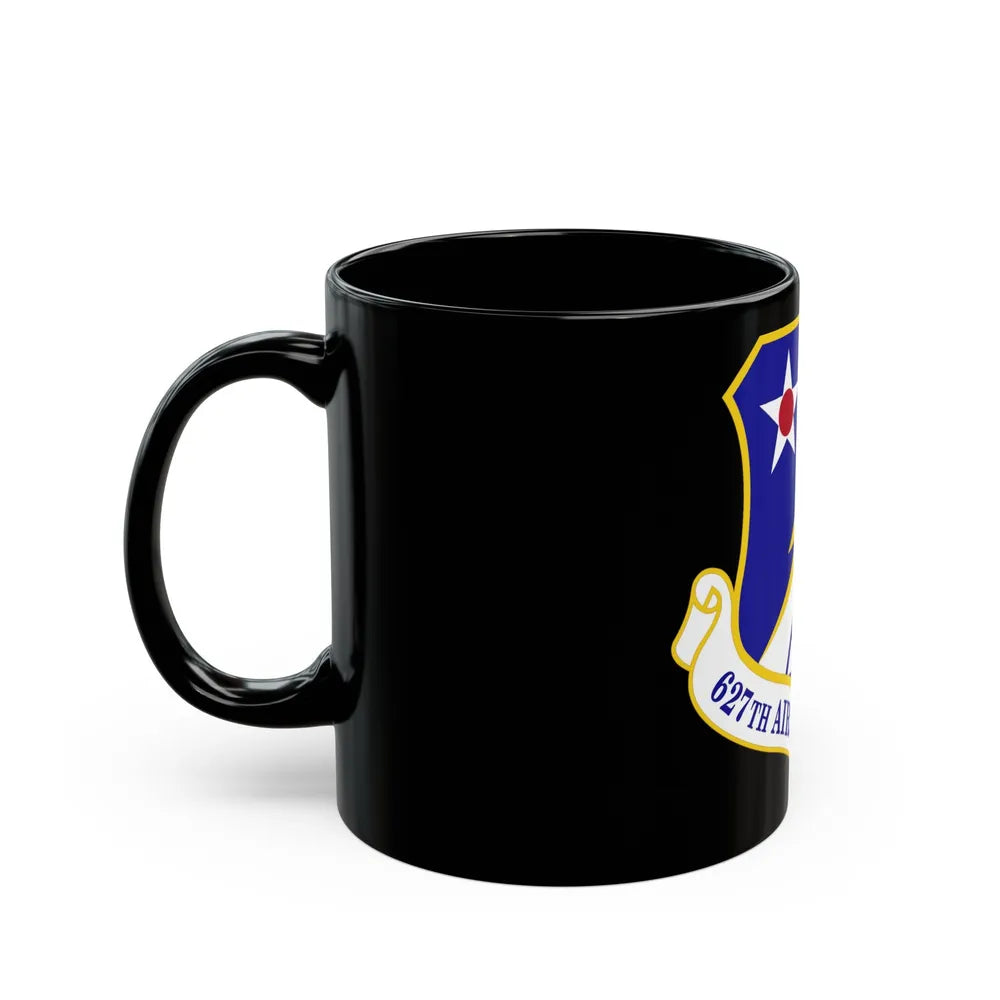 627 Air Base Group AMC (U.S. Air Force) Black Coffee Mug-Go Mug Yourself