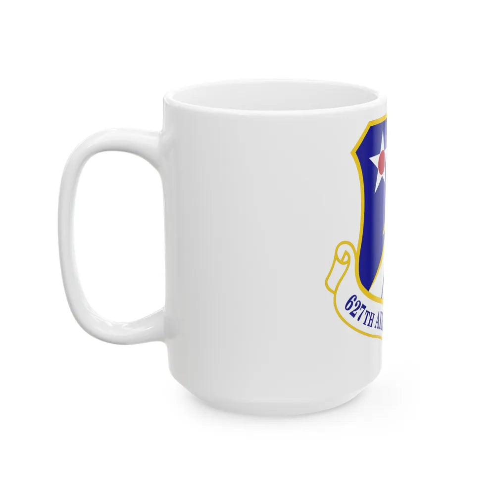 627 Air Base Group AMC (U.S. Air Force) White Coffee Mug-Go Mug Yourself