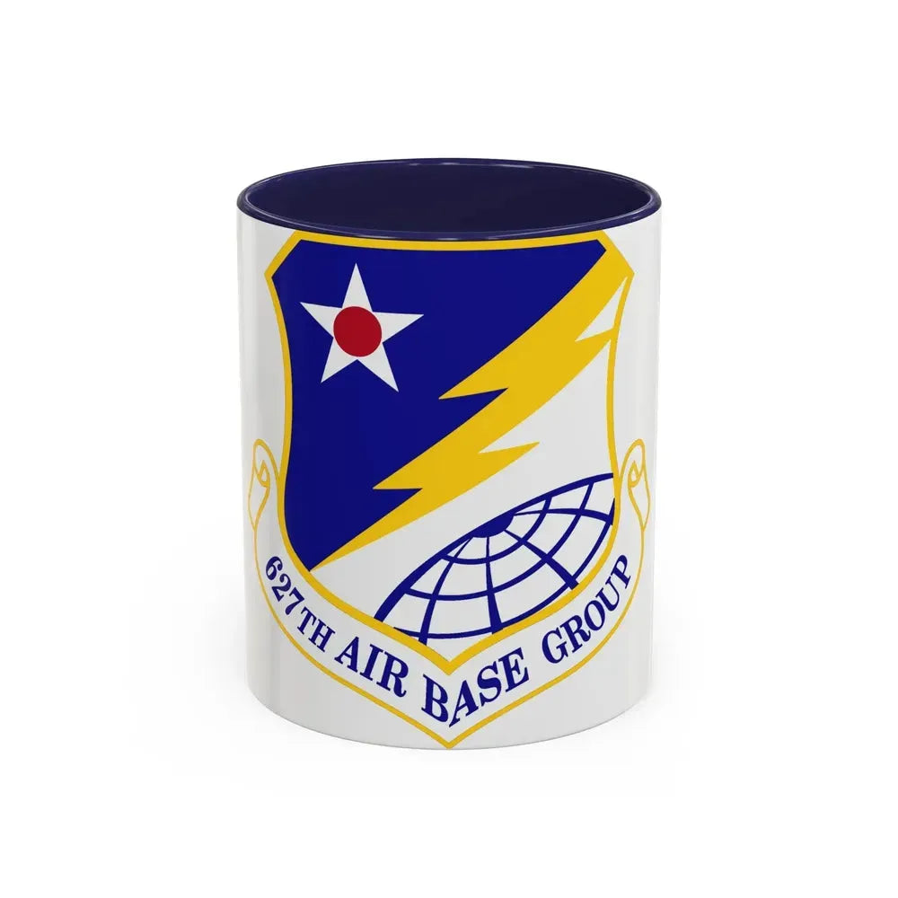 627 Air Base Group AMC (U.S. Air Force) Accent Coffee Mug 11oz Navy - Go Mug Yourself
