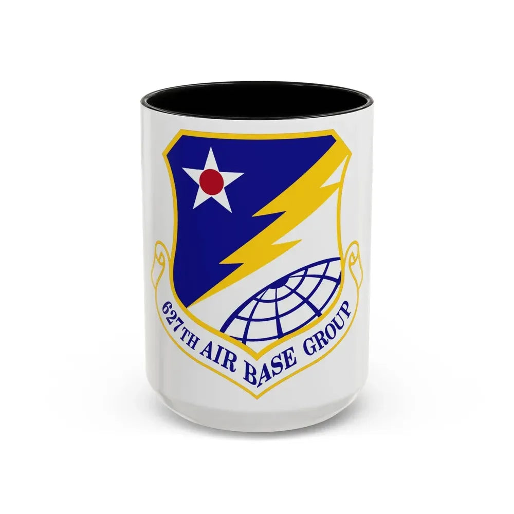 627 Air Base Group AMC (U.S. Air Force) Accent Coffee Mug 15oz Black - Go Mug Yourself