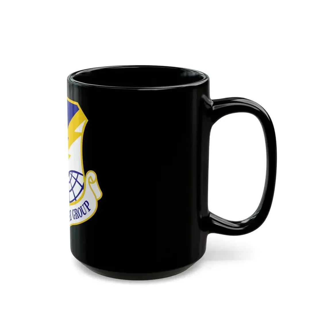 627 Air Base Group AMC (U.S. Air Force) Black Coffee Mug - Go Mug Yourself