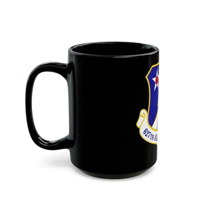 627 Air Base Group AMC (U.S. Air Force) Black Coffee Mug - Go Mug Yourself