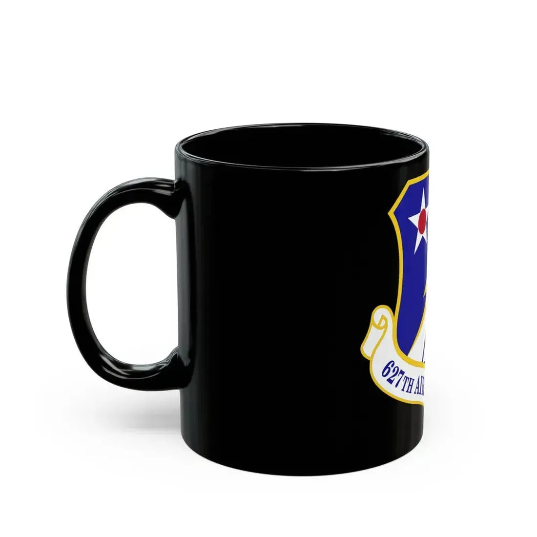 627 Air Base Group AMC (U.S. Air Force) Black Coffee Mug - Go Mug Yourself