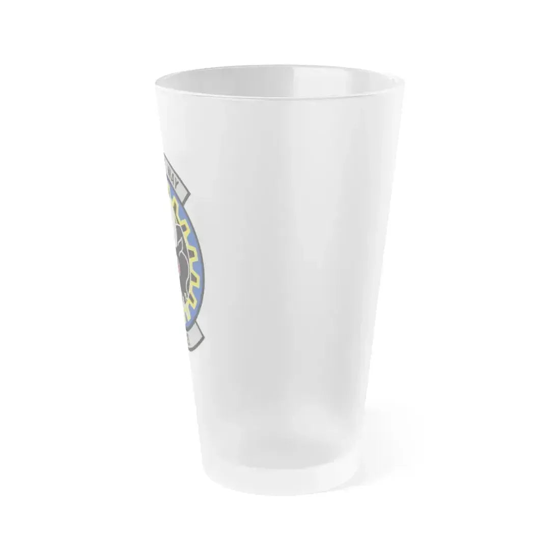 627 Civil Engineer Squadron AMC (U.S. Air Force) Frosted Pint Glass 16oz - Go Mug Yourself