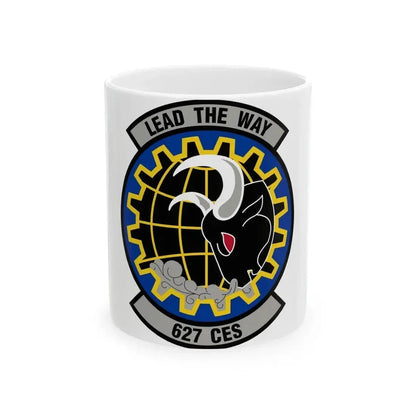 627 Civil Engineer Squadron AMC (U.S. Air Force) White Coffee Mug 11oz - Go Mug Yourself