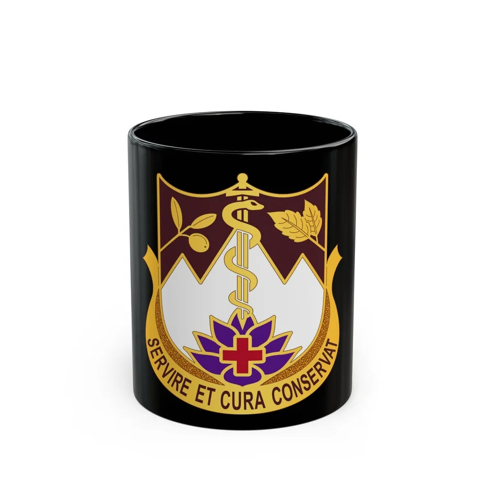 627 Hospital Center (U.S. Army) Black Coffee Mug-11oz-Go Mug Yourself