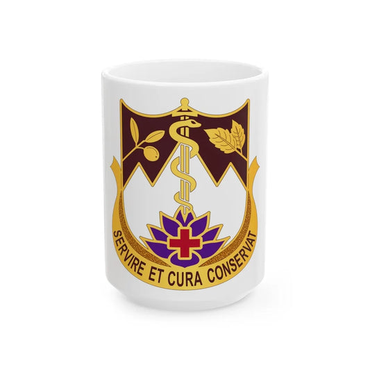 627 Hospital Center (U.S. Army) White Coffee Mug-15oz-Go Mug Yourself