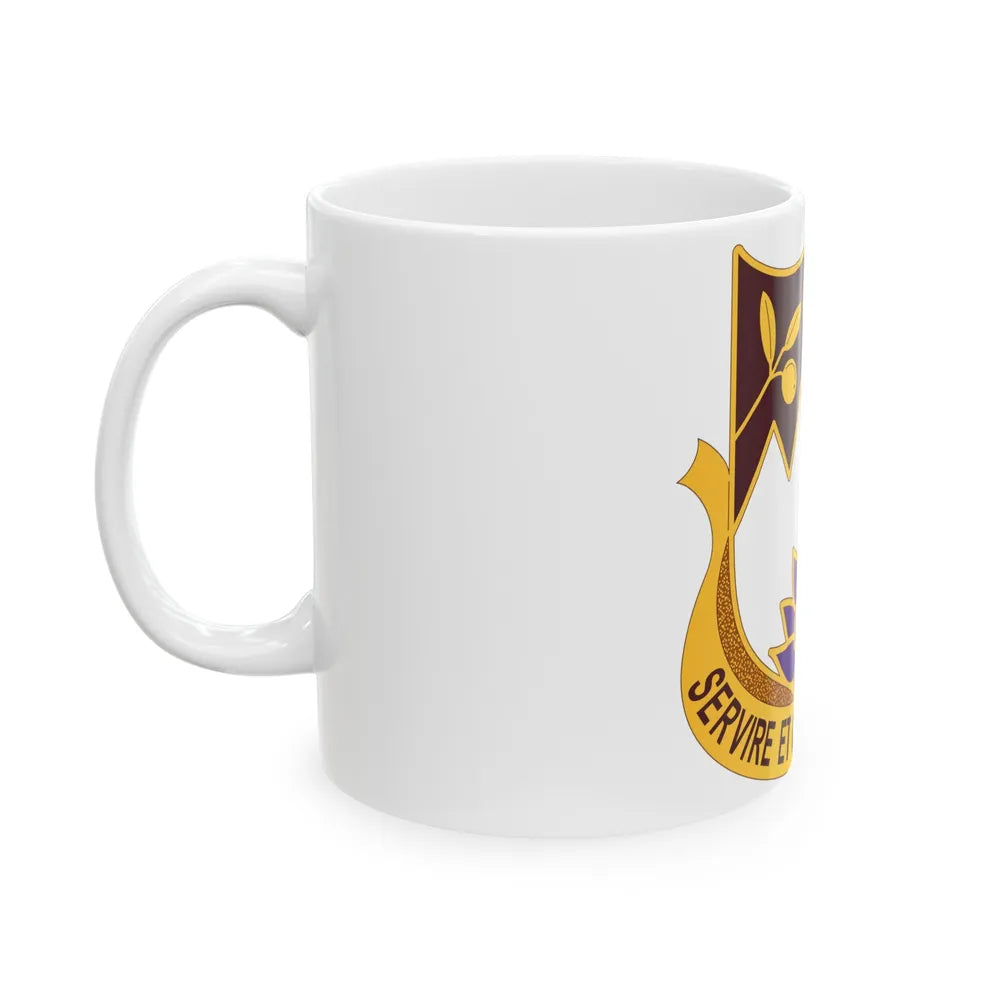 627 Hospital Center (U.S. Army) White Coffee Mug-Go Mug Yourself