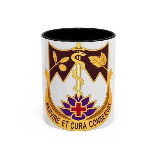 627 Hospital Center (U.S. Army) Accent Coffee Mug 11oz Black - Go Mug Yourself